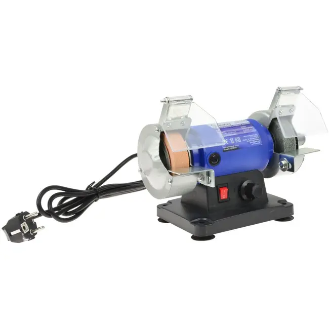 GEKO Mini dubbele slijper - flexibele as - 75 mm wielen - 200W - 0-9000 rpm