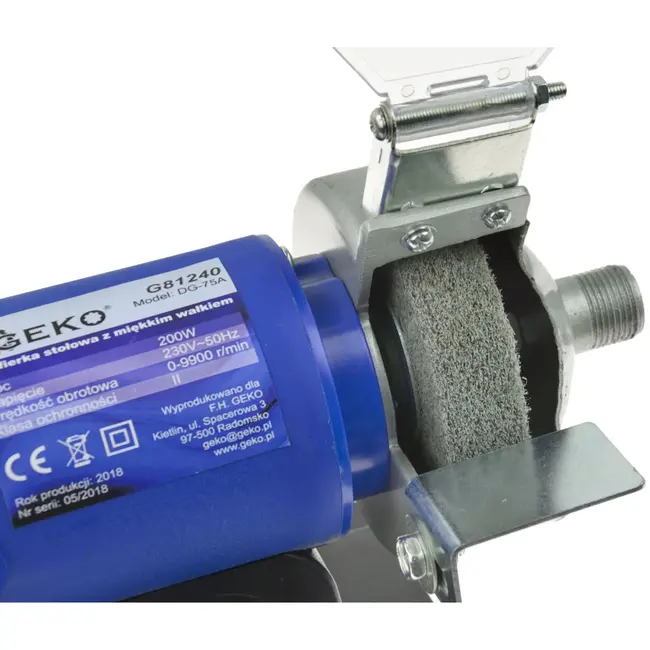 GEKO Mini dubbele slijper - flexibele as - 75 mm wielen - 200W - 0-9000 rpm