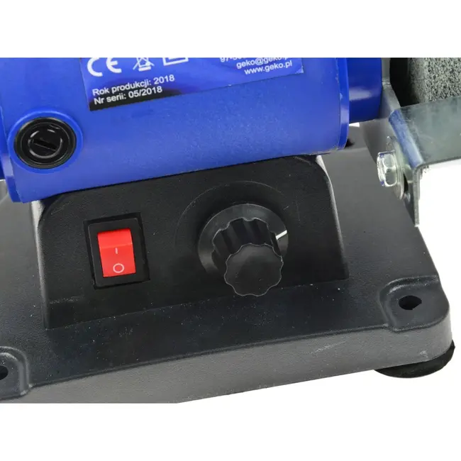 GEKO Mini dubbele slijper - flexibele as - 75 mm wielen - 200W - 0-9000 rpm