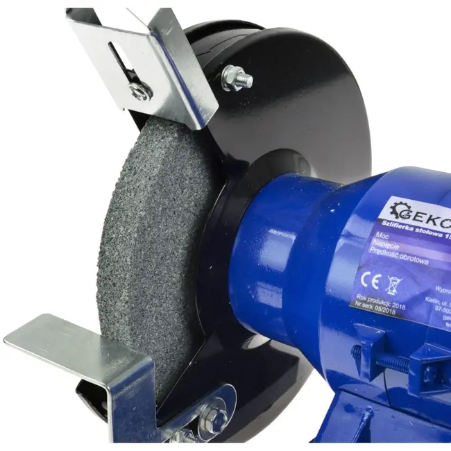 GEKO Slijpmachine - Dubbele Schijf - 150 mm - Aluminium Behuizing - Stabiele Basis