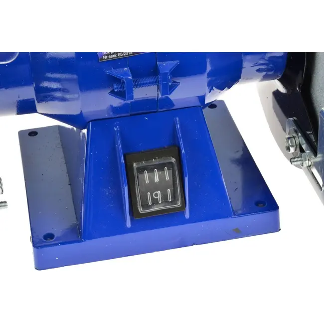 GEKO Slijpmachine - Dubbele Schijf - 150 mm - Aluminium Behuizing - Stabiele Basis