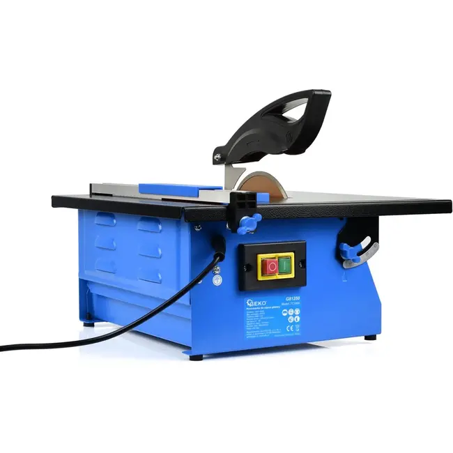 GEKO Tegelzaagmachine - 600W - Watergekoeld - 45° Verstelbaar - Inclusief Diamantzaagblad