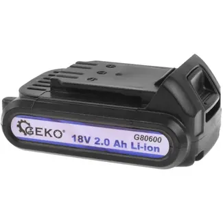 GEKO 18V Li-Ion accu - 2000 mAh - Snelle oplaadtijd - Lichtgewicht 365 g