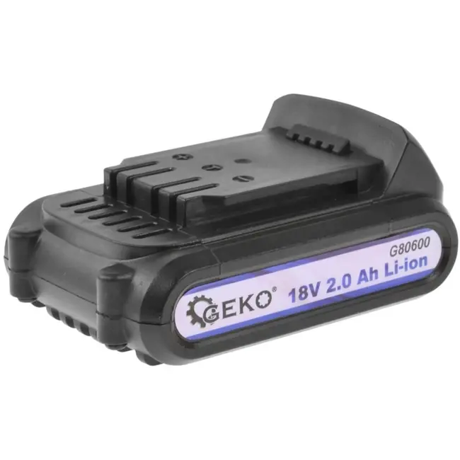 GEKO 18V Li-Ion accu - 2000 mAh - Snelle oplaadtijd - Lichtgewicht 365 g