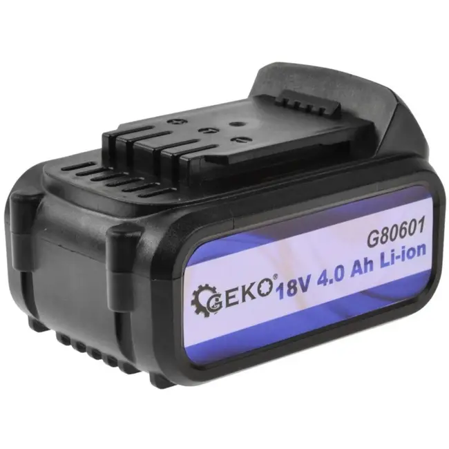 GEKO Li-ion accu - 18V - 4.0Ah - Snel opladen - Duurzaam