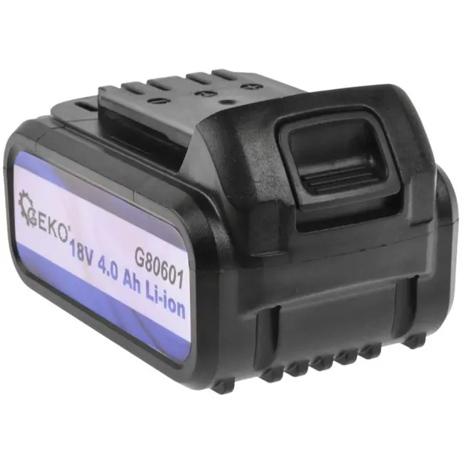 GEKO Li-ion accu - 18V - 4.0Ah - Snel opladen - Duurzaam