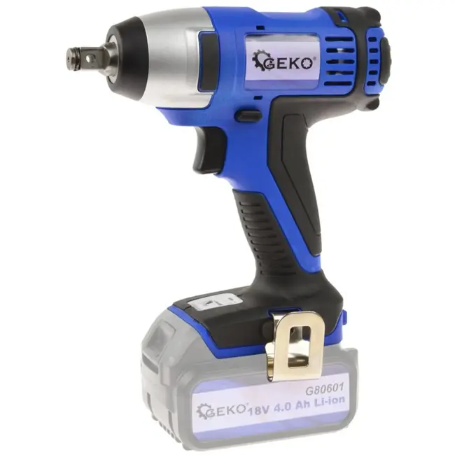 GEKO Compacte snoerloze slagmoersleutel - 18V Li-ion - 150Nm koppel - Lichtgewicht ontwerp