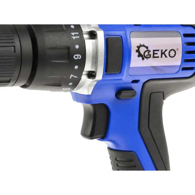 GEKO Snoerloze boormachine - 18V - 45 Nm koppel - 2 snelheden - Li-Ion batterij