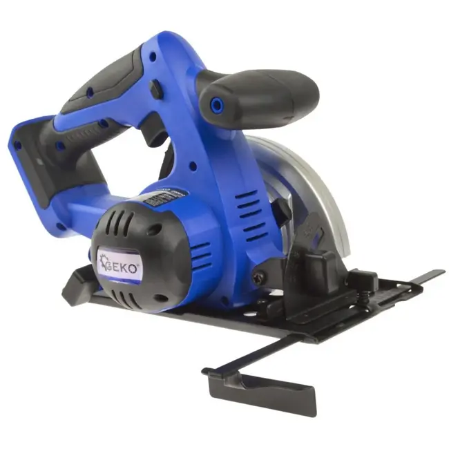 GEKO Accu cirkelzaag - 18V - 136 mm blad - Diepte- en schuinaanpassing zonder gereedschap