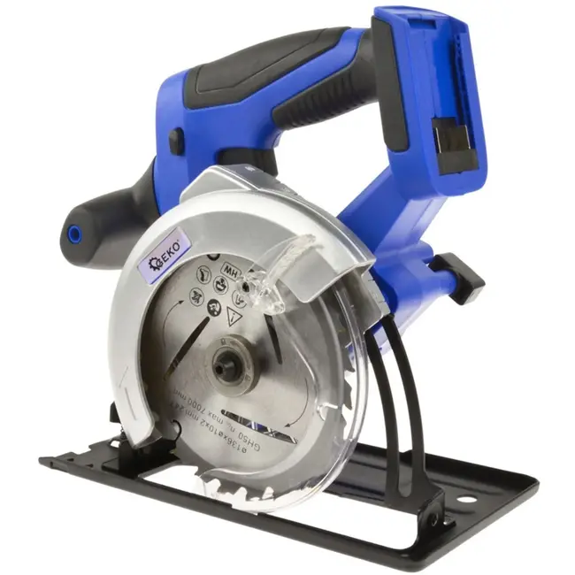 GEKO Accu cirkelzaag - 18V - 136 mm blad - Diepte- en schuinaanpassing zonder gereedschap