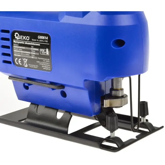 GEKO Accu-decoupeerzaag - 18V - Draadloos - 51 mm zaagdiepte - Verstekzagen tot 45°