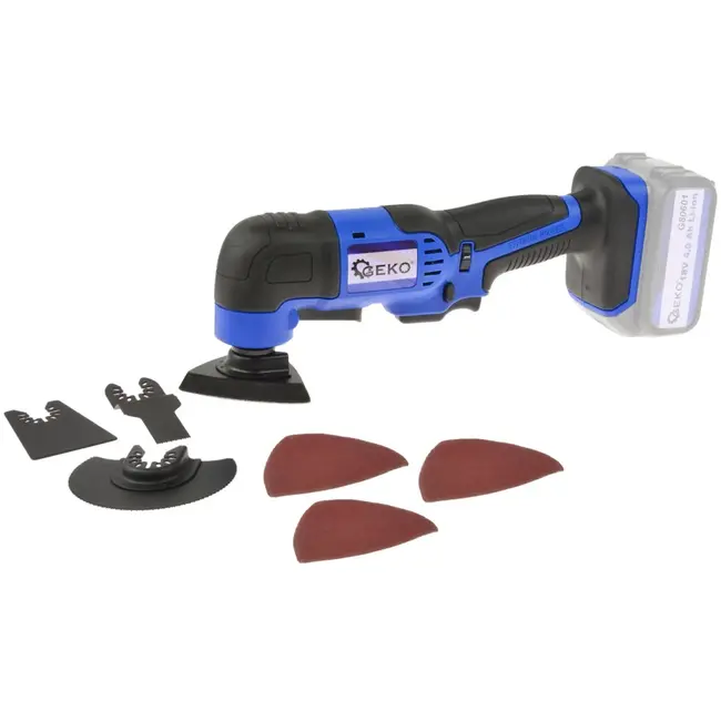 GEKO Draadloos multifunctioneel gereedschap - 18V - variabele snelheden - ergonomische grip