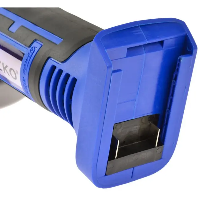 GEKO Draadloze haakse slijper - 18V Li-ion - Ergonomische grip - 115 mm schijf - 8000 tpm