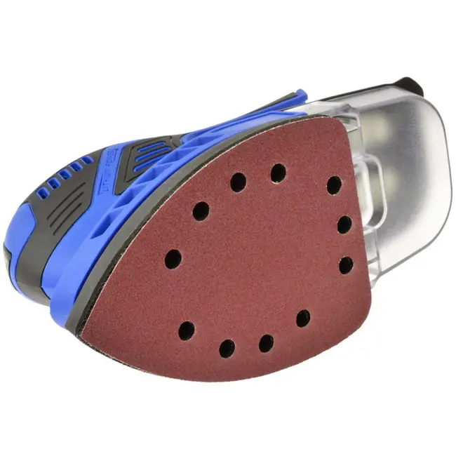 GEKO Draadloze detailschuurmachine - compact - 18V Li-ion - delta schuurzool - stofafzuiging mogelijk