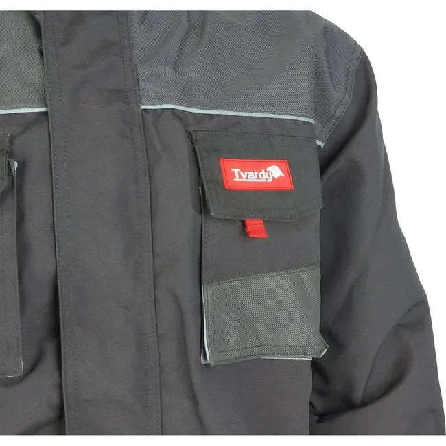 Tvardy Werkjas XL - Katoen & Polyester - Reflecterend - 7 zakken - Verstelbare breedte