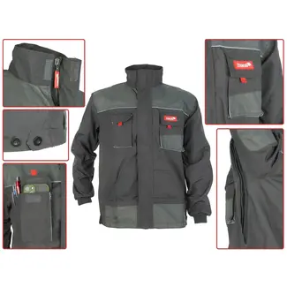 Tvardy Werkjas - XXL - Reflecterend - Verstelbare Taille - 7 Pockets