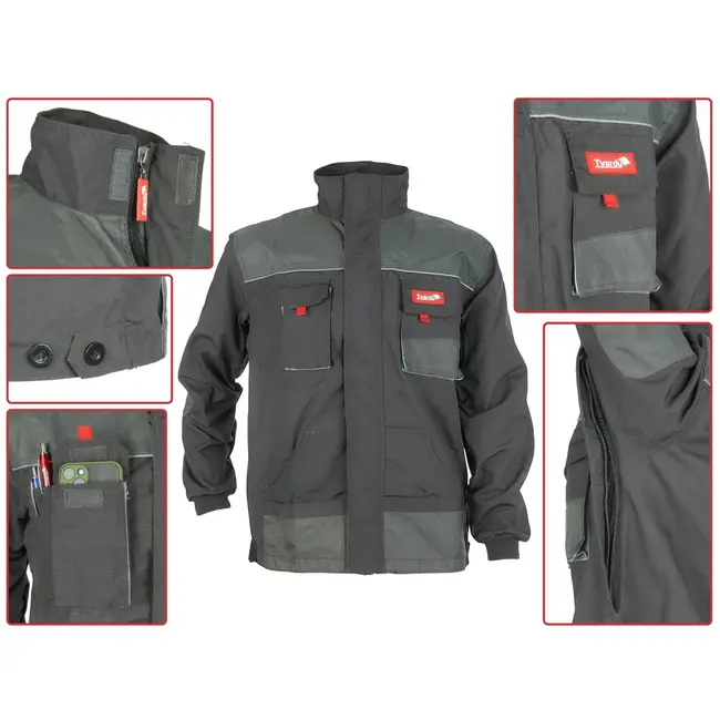 Tvardy Werkjas - XXL - Reflecterend - Verstelbare Taille - 7 Pockets