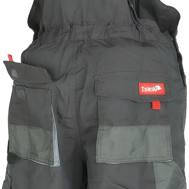 Tvardy Bib & brace - verstelbaar - reflecterend - versterkte zakken - maat XXL