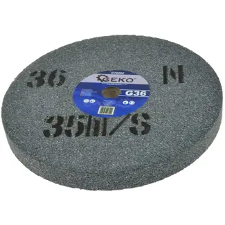 GEKO Slijpschijf - Grofkorrelig - 200x20x16 mm - Voor stationaire machines