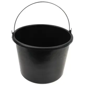 GEKO Bouwemmer - Sterke metalen handgreep - Polypropyleen - 12 liter capaciteit