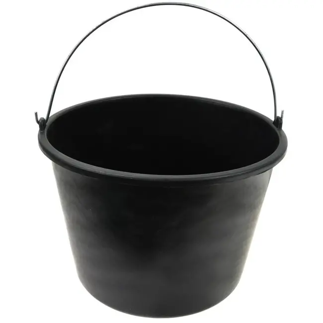 GEKO Bouwemmer - Sterke metalen handgreep - Polypropyleen - 20 liter capaciteit