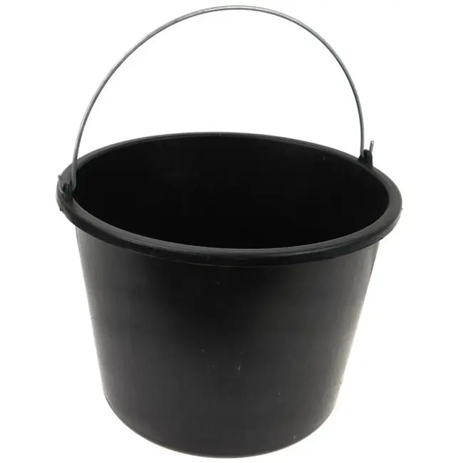 GEKO Bouwemmer - Sterke metalen handgreep - Polypropyleen - 16 liter