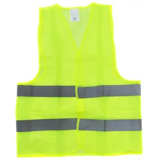 GEKO Reflecterend veiligheidsvest - basic - geel - maat M - polyester
