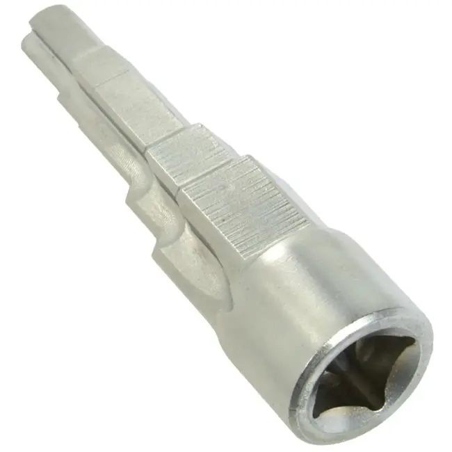 GEKO Combi sleutel - 5 maten - 1/2" vierkante aandrijving - voor radiatorkranen