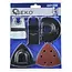 GEKO Starterset multi-cutter - 6-delig - veelzijdige accessoires - koolstofstalen bladen