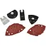 GEKO Starterset multi-cutter - 6-delig - veelzijdige accessoires - koolstofstalen bladen