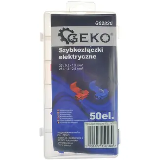 GEKO Quick splice connector set - snel en eenvoudig bedraden - 50 stuks