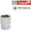 Tvardy Zeskant dop - 1/2" aansluiting - 17 mm - Duurzaam chroom vanadium staal