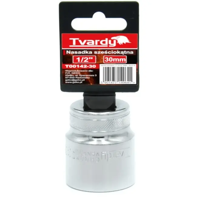 Tvardy Zeskant dopsleutel - 30 mm - Duurzaam chroom vanadium staal