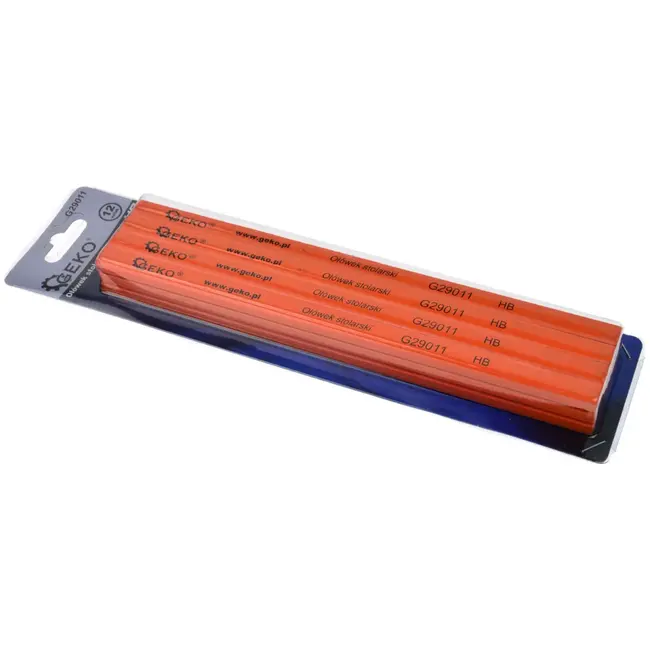 GEKO Timmermanspotlood - HB Hardheid - 245 mm - 12 stuks