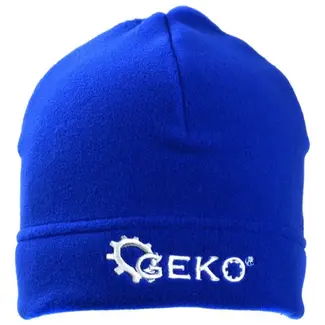 GEKO Fleece muts - koningsblauw - polyester - maat M/L/XL