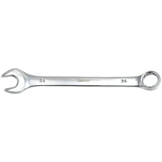GEKO Combinatiesleutel - 15° Hoek - 12-punts - CrV Staal - 26 mm - Satin Finish