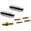 GEKO Set lasmondstukken - precisie - 0.8mm & 1.0mm - 4 stuks