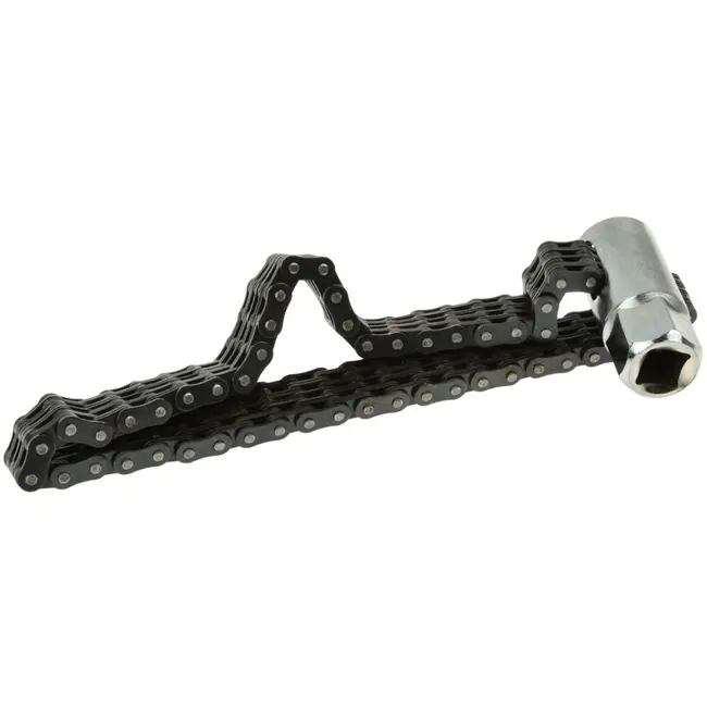 GEKO Universele ketting oliefiltersleutel - verstelbaar - tot 130 mm diameter