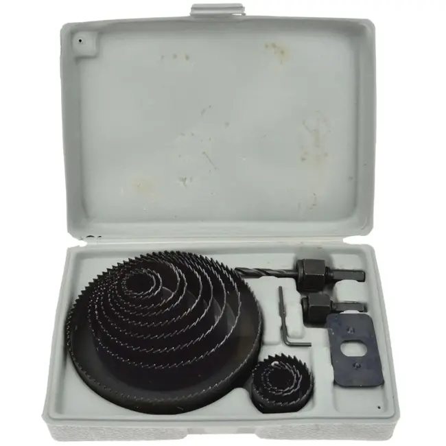 GEKO Gatenzaagset - 16-delig - Diverse maten - Hout en kunststof - Duurzaam ontwerp