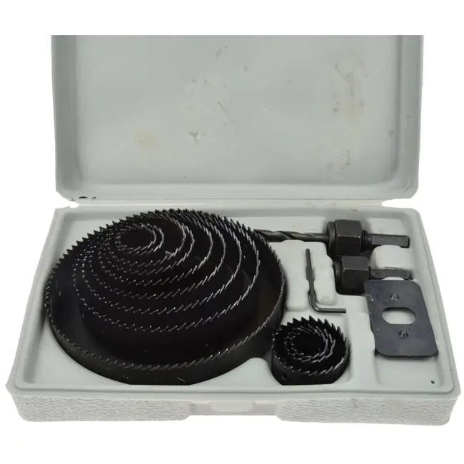 GEKO Gatenzaagset - 16-delig - Diverse maten - Hout en kunststof - Duurzaam ontwerp