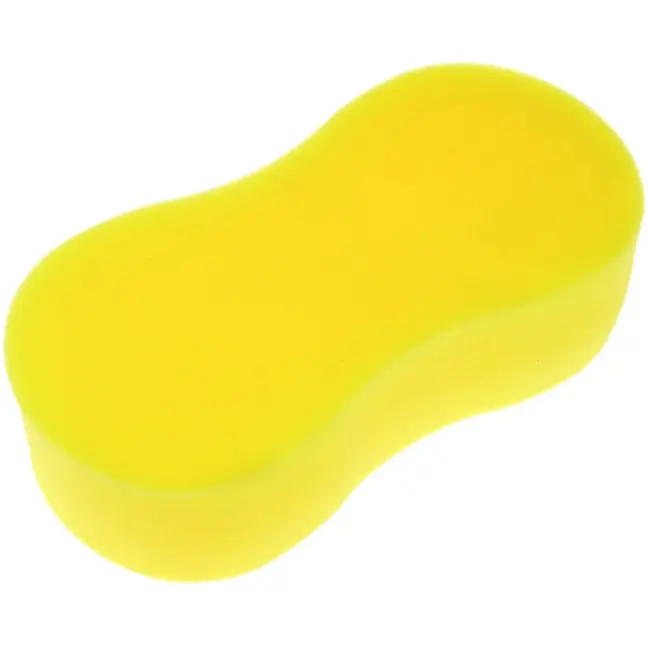 GEKO Autowasspons - Groot formaat - Zacht en absorberend - 22 cm - Geel