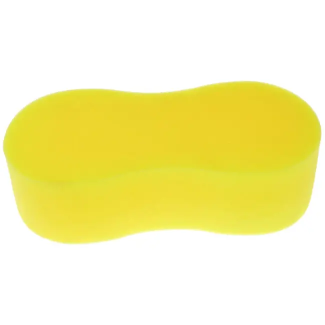 GEKO Autowasspons - Groot formaat - Zacht en absorberend - 22 cm - Geel