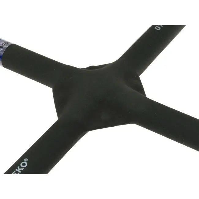 GEKO Kruissleutel - Versterkt - Antislip Handvat - 17/19/21 mm - 355 mm - Zwart