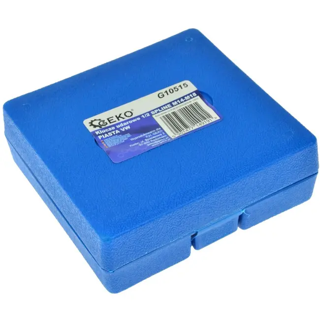 GEKO Spline dopsleutelset - Chroom-Molybdeen - Zwart - M14/M16/M18 - 43/78mm