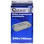 GEKO Rechthoekige magnetische onderdelenbak - 240x140 mm - Dubbelgeplateerd en gepolijst