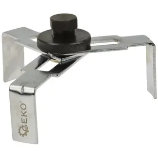GEKO Verstelbare brandstoftanksleutel - 3 poten - 75-160 mm - chroom - 24 mm aandrijving