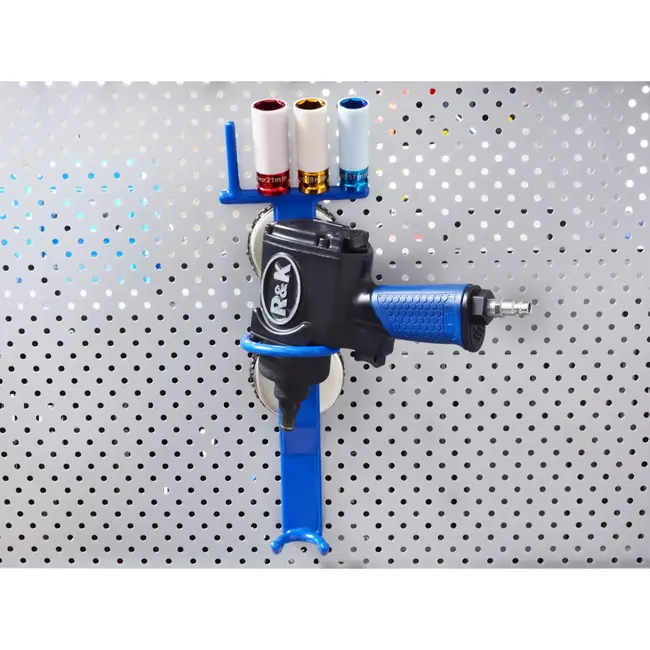 GEKO Magnetische houder voor slagmoersleutel en doppen - krachtige magneet - PVC gecoat - 400x135x115 mm