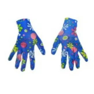 GEKO Werkhandschoenen dames - nitril coating - maat 8 - snijbestendig - 12 stuks