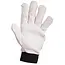 GEKO Leren werkhandschoenen - Klittenband sluiting - Maat 10 - Blauw en wit - EN388 bescherming - 12 stuks