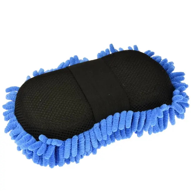 GEKO Chenille scrubber wash pad - Zacht en effectief - 24 x 12 x 6 cm